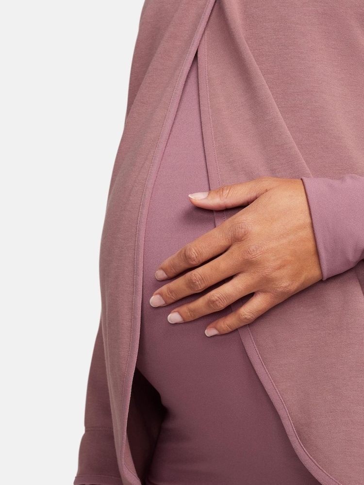 Nike Brown Maternity Reversible Pullover Top - Image 10 of 10