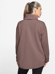 Nike Brown Maternity Reversible Pullover Top - Image 2 of 10