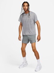 Nike Grey Flex Stride 5 Inch Running Shorts - Image 4 of 9