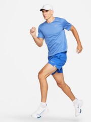 Nike Blue Rise 365 Running Top - Image 3 of 8
