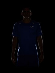 Nike Blue Rise 365 Running Top - Image 8 of 8