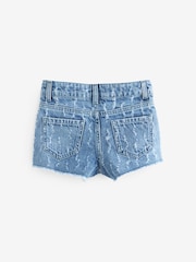 Destroy Regular Length Frayed Edge Shorts (3-16yrs) - Image 6 of 7