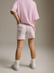 Pink/Blue Frayed Edge Distressed Shorts (3-16yrs) - Image 3 of 7