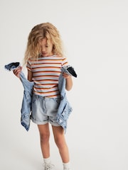 Hellblau - Denim-Shorts mit elastischem Bund (3-16 J.) - Bild 2 von 7
