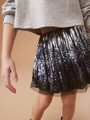 Black Sequin Skirt (3-16yrs) - Image 4 of 7