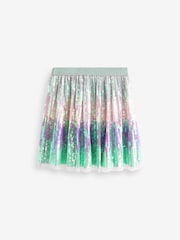 Green Sequin Skirt (3-16yrs) - Image 6 of 7