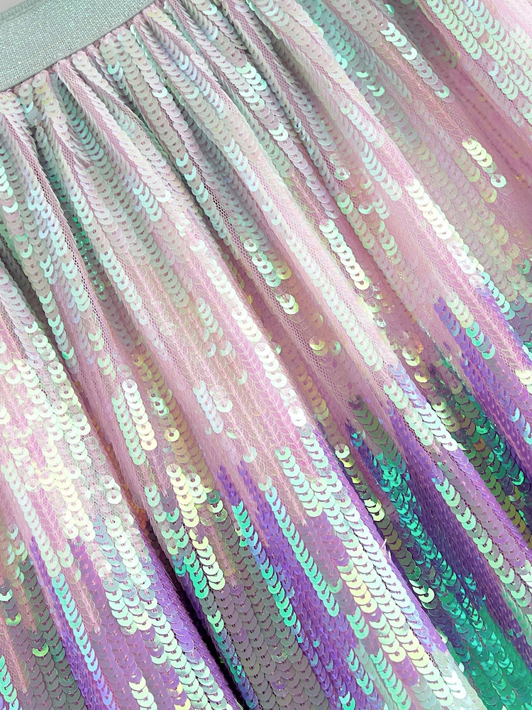 Green Sequin Skirt (3-16yrs) - Image 7 of 7