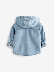 Blue 100% Cotton Denim Shacket (3mths-7yrs) - Image 5 of 7