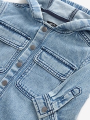 Blue 100% Cotton Denim Shacket (3mths-7yrs) - Image 6 of 7