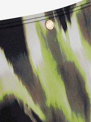 Mint Velvet Lime Green Animal Twist Side Bikini Briefs - Image 4 of 4