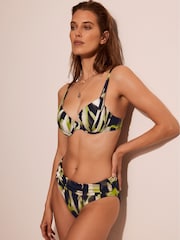 Mint Velvet Lime Green Roll top Bikini Briefs - Image 2 of 4