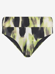Mint Velvet Lime Green Roll top Bikini Briefs - Image 3 of 4