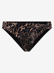 Mint Velvet Leopard Twist Side Bikini Briefs - Image 3 of 4