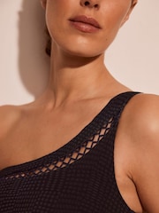 Mint Velvet Rikrak One-Shoulder-Badeanzug - Bild 6 von 8