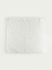 White Pointelle Stitch Knitted Blanket - Image 2 of 4