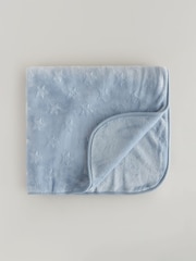 Blue Star Fleece Baby Blanket - Image 1 of 5