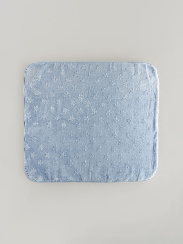 Blue Star Fleece Baby Blanket - Image 2 of 5 Blue Star Fleece Baby Blanket - Image 2 of 5