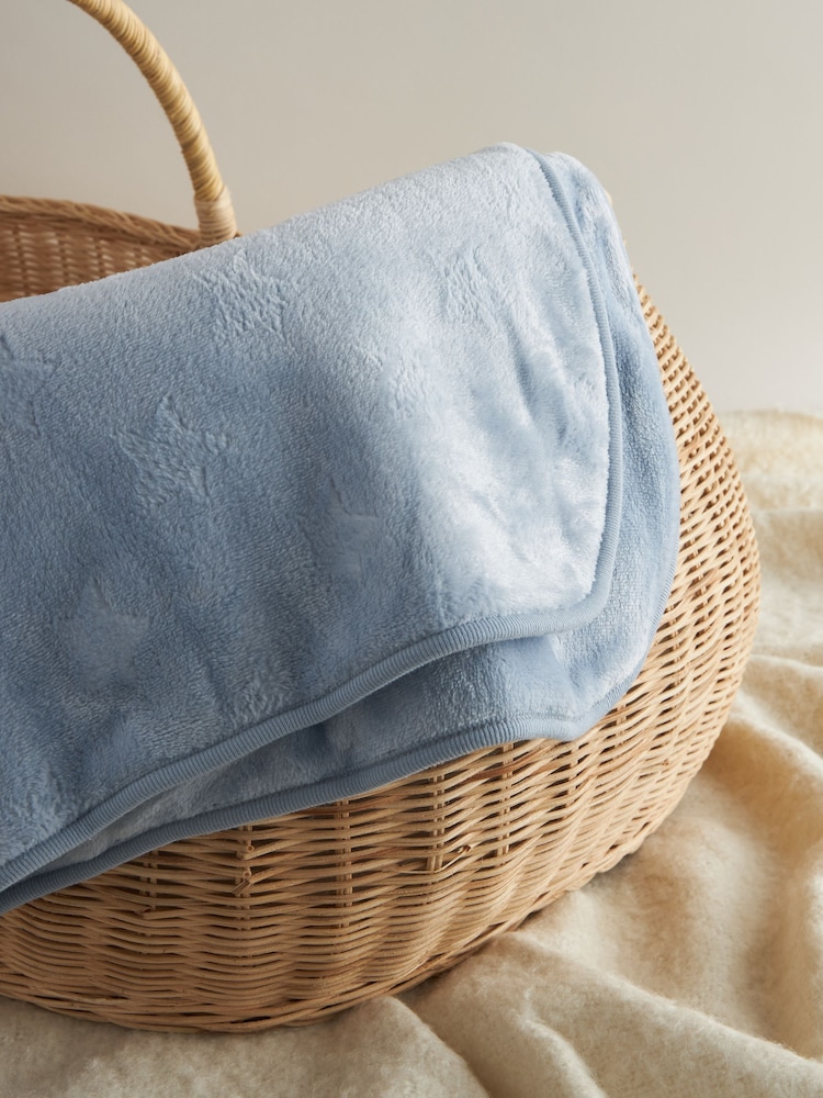 Blue Star Fleece Baby Blanket - Image 5 of 5