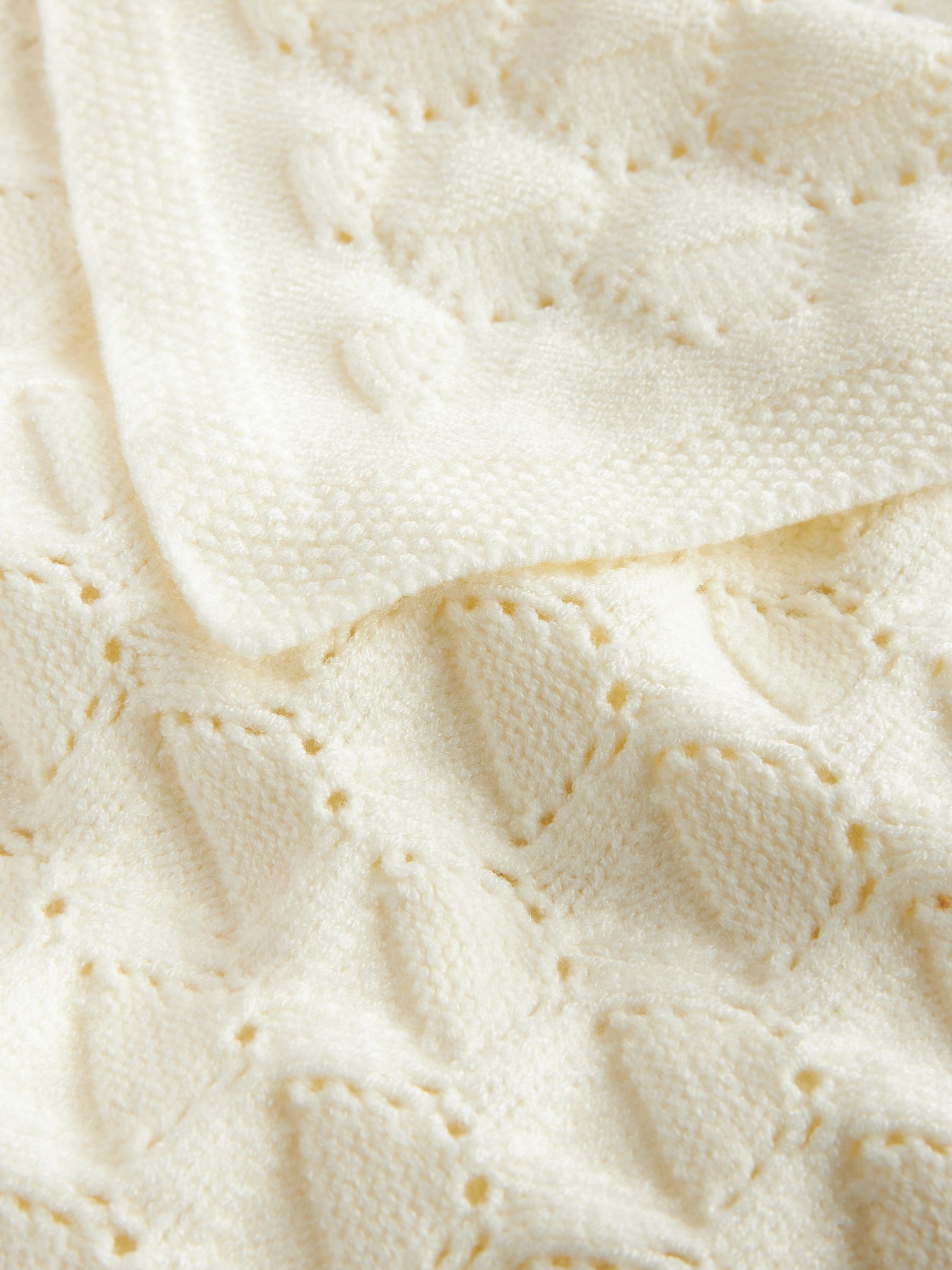 Cream baby blanket sale