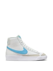 Белый/синий - Детские кроссовки Nike Blazer 77 - Изображение 1 из 10