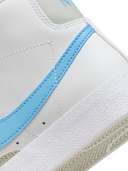 Белый/синий - Детские кроссовки Nike Blazer 77 - Изображение 10 из 10