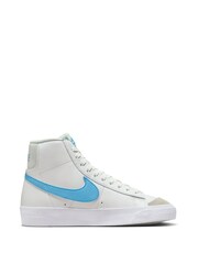 Белый/синий - Детские кроссовки Nike Blazer 77 - Изображение 3 из 10