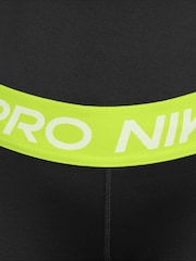 Nike Black/Lime 3 Inch Dri-FIT Pro Shorts - Image 5 of 5