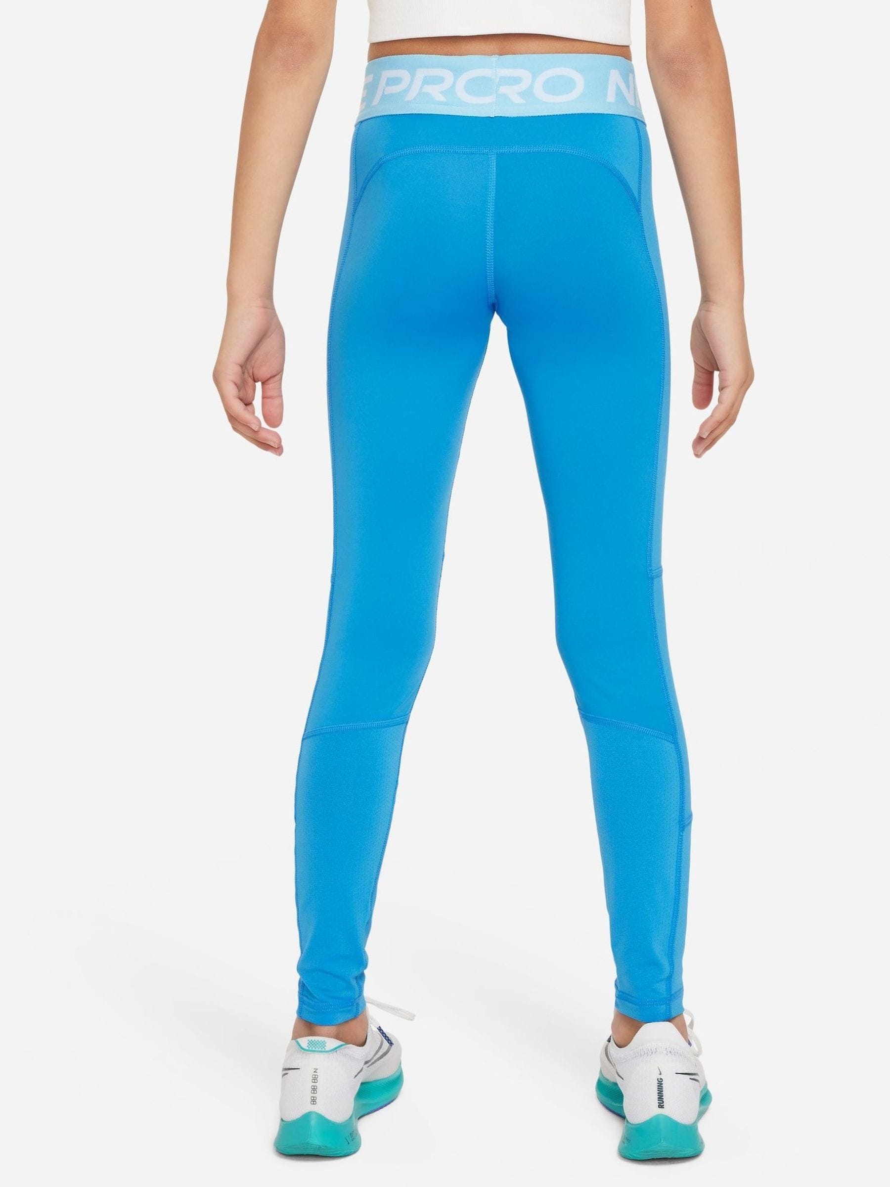 Buy Nike Blue Dri FIT High Waisted Pro Leggings from Next Luxembourg