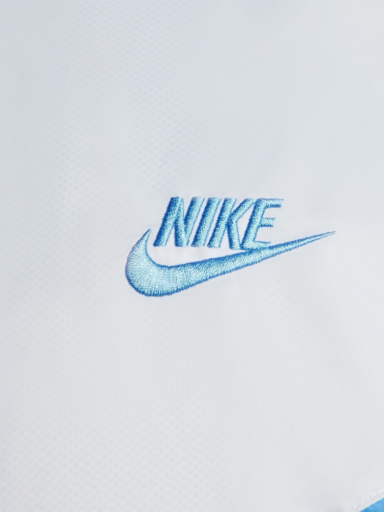 Nike Blue/Grey Sportswear Windrunner Hooded Jacket - Image 14 of 14 Nike Blue/Grey Sportswear Windrunner Hooded Jacket - Image 14 of 14