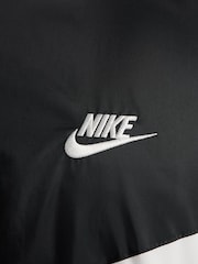 Nike White/Black Sportswear Windrunner Hooded Jacket - Image 7 of 7
