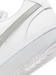 Nike Grey/White Court Vision Low Trainers - Image 11 of 11