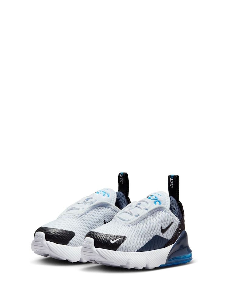Biały/niebieski - Niemowlęce buty sportowe Nike Air Max 270 - Image 5 of 9