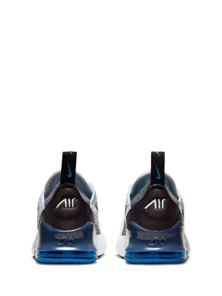 Biały/niebieski - Niemowlęce buty sportowe Nike Air Max 270 - Image 6 of 9
