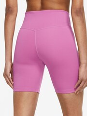 Nike Bright Pink One Mid Rise 7 Inch Shorts - Image 2 of 4