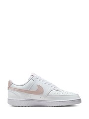 Nike White/Purple Court Vision Low Trainers - Image 3 of 10