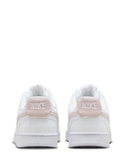 Nike White/Purple Court Vision Low Trainers - Image 5 of 10