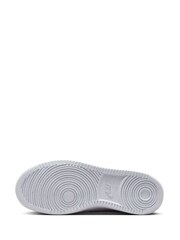 Nike White/Purple Court Vision Low Trainers - Image 7 of 10