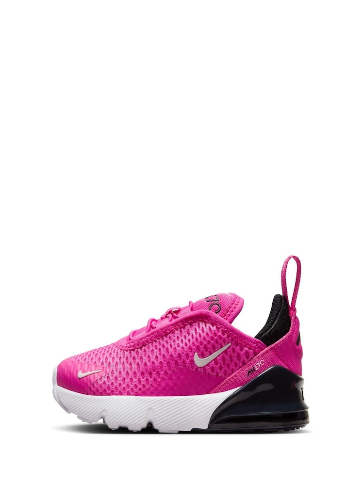 Nike Pink Infant Air Max 270 Trainers - Image 2 of 8