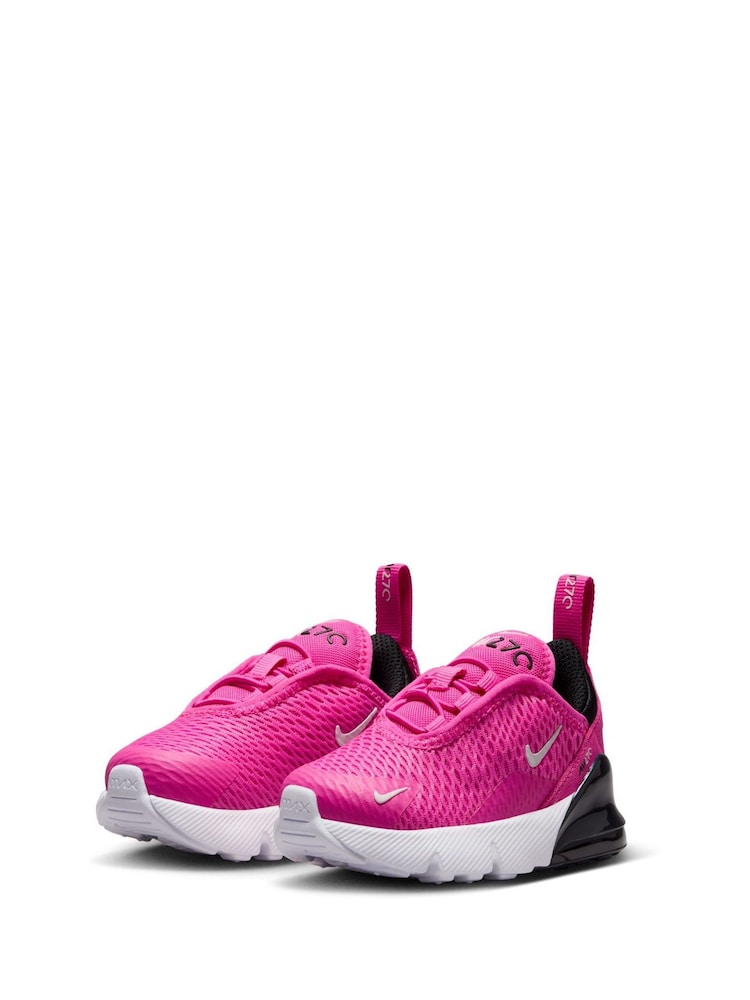 Nike Pink Infant Air Max 270 Trainers - Image 4 of 8