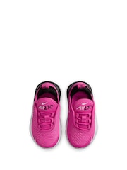 Nike Pink Infant Air Max 270 Trainers - Image 6 of 8