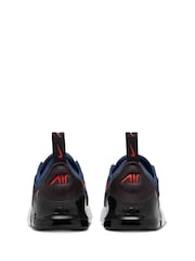 Nike Navy Infant Air Max 270 Trainers - Image 6 of 9