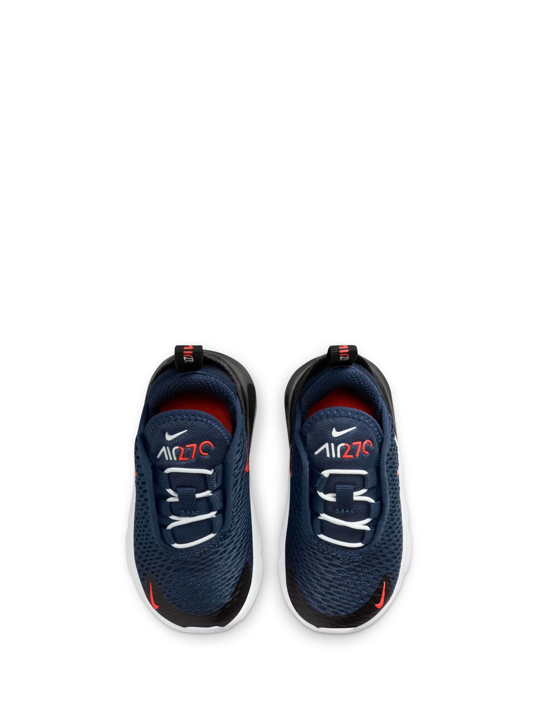 Buy Nike Navy Infant Air Max 270 Trainers from Next Luxembourg