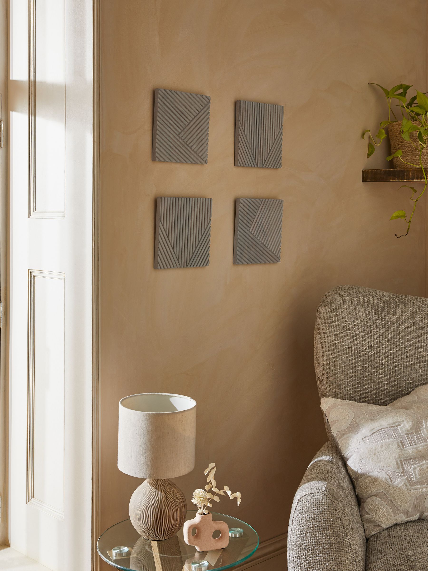Buy Set of 4 Grey Valencia Wooden Wall Art from Next Luxembourg Buy Set of 4 Grey Valencia Wooden Wall Art from Next Luxembourg