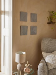 Set of 4 Grey Valencia Wooden Wall Art - Image 2 of 5