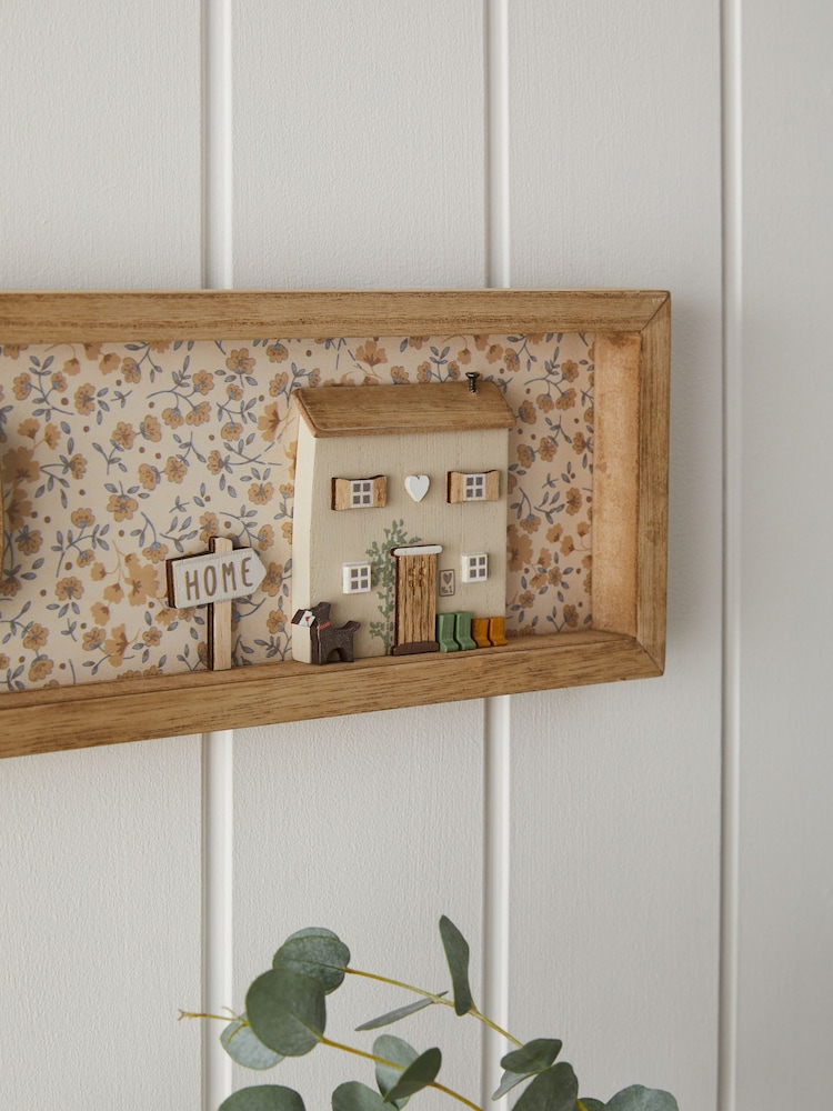 Yellow Home is Where Love Resides Ditsy Wall Art - Image 3 of 5