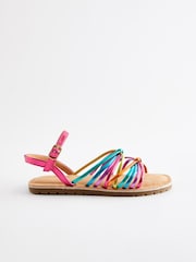 Rainbow Bright Strappy Sandals - Image 2 of 5