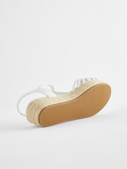 White Wedge Sandals - Image 3 of 6