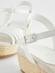 White Wedge Sandals - Image 5 of 6
