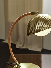 MADE.COM Brass Shell Table Lamp - Image 2 of 7