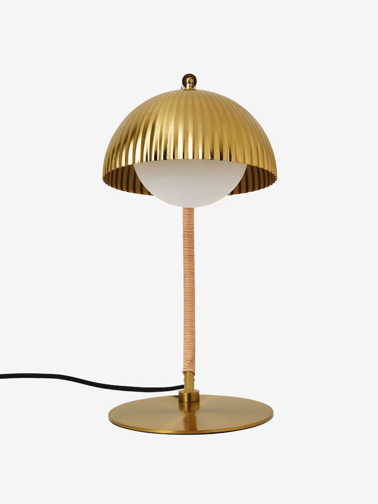 MADE.COM Brass Shell Table Lamp - Image 7 of 7